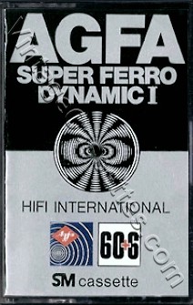 GERMANY 1979 AGFA SUPERFERRO 90+6 NORMAL TYPE I BLANK AUDIO CASSETTE 