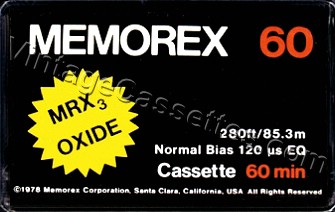 Memorex MRX3 1978