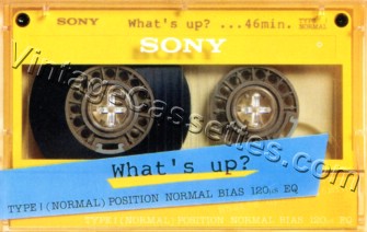 SONY What's Up Yellow 1985