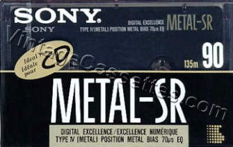 SONY METAL-SR  1990