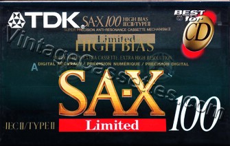 TDK SA-X Limited 1992